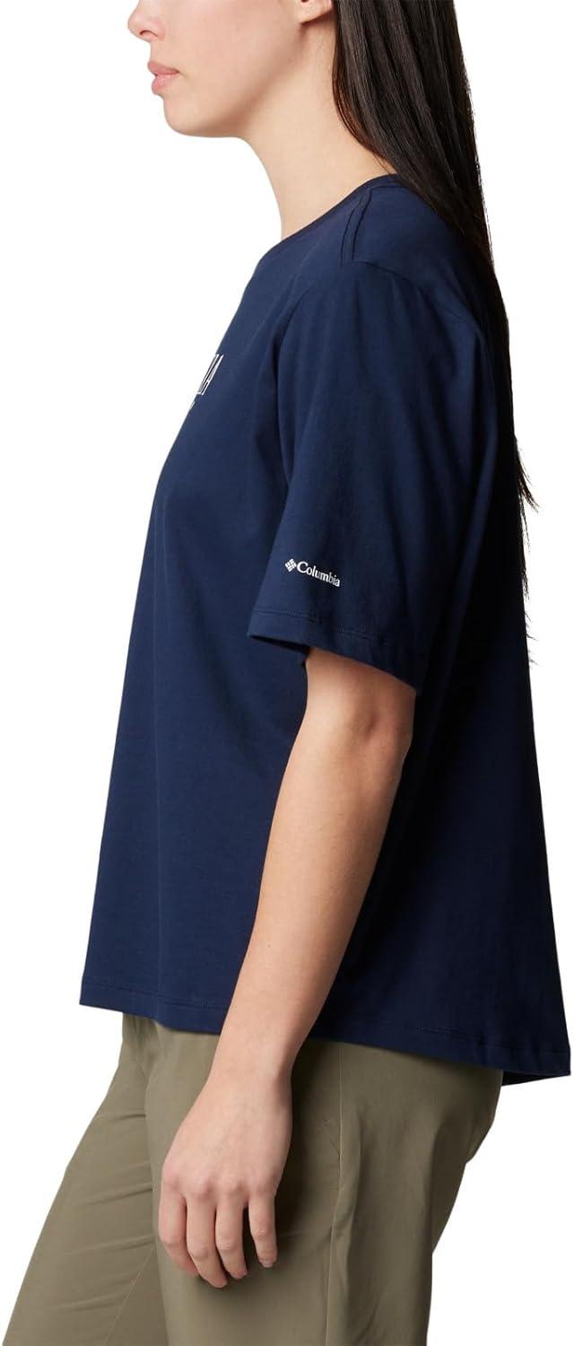 imageColumbia Womens North Cascades Relaxed TeeCollegiate NavyCasual Brand