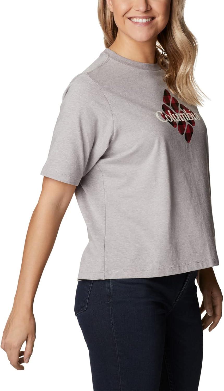 imageColumbia Womens North Cascades Relaxed TeeColumbia Grey HeatherCentered Gem Buffalo