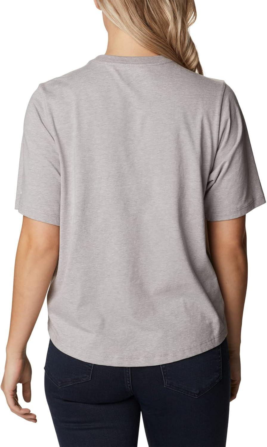imageColumbia Womens North Cascades Relaxed TeeColumbia Grey HeatherCentered Gem Buffalo