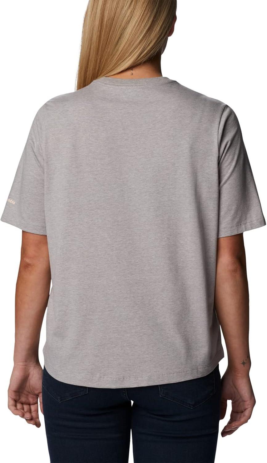 imageColumbia Womens North Cascades Relaxed TeeColumbia Grey HeatherGem Mini Hibiscus