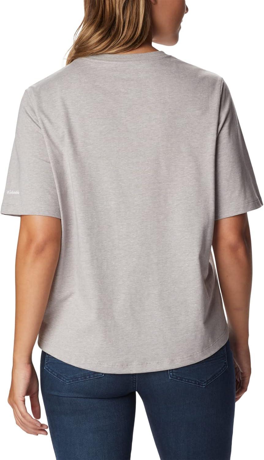 imageColumbia Womens North Cascades Relaxed TeeColumbia Grey HeatherInverted Brand Grx