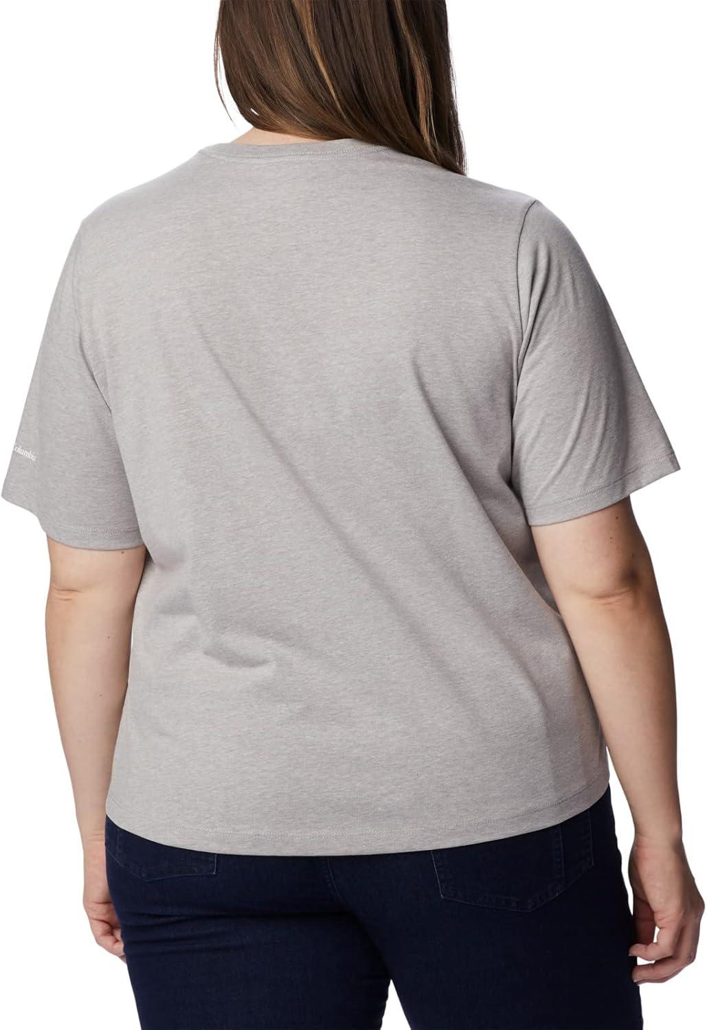 imageColumbia Womens North Cascades Relaxed TeeColumbia Grey HeatherInverted Brand Grx