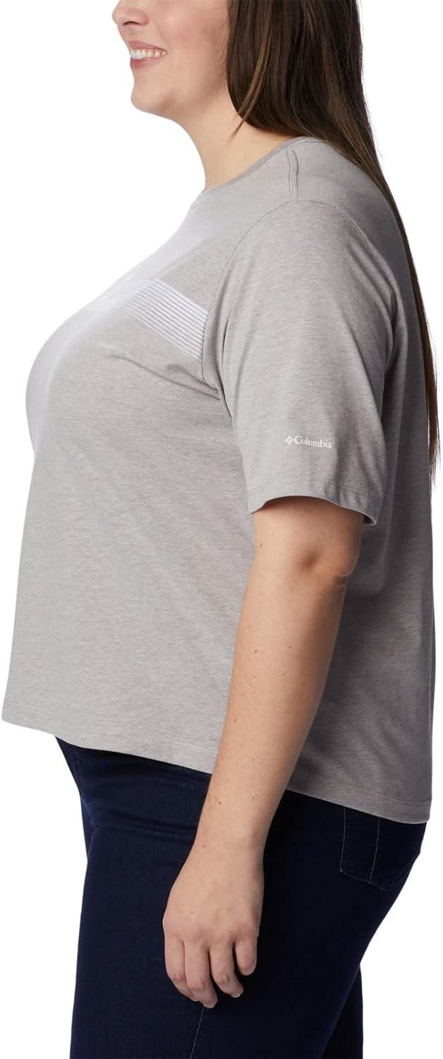 imageColumbia Womens North Cascades Relaxed TeeColumbia Grey HeatherInverted Brand Grx