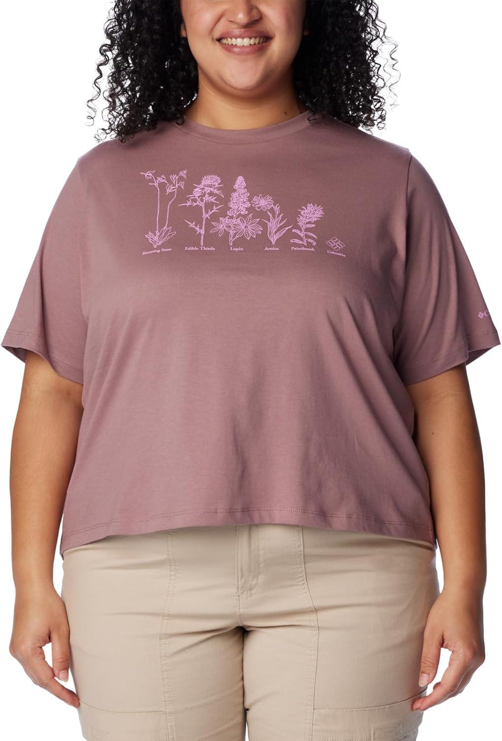imageColumbia Womens North Cascades Relaxed TeeFigFloral Friends