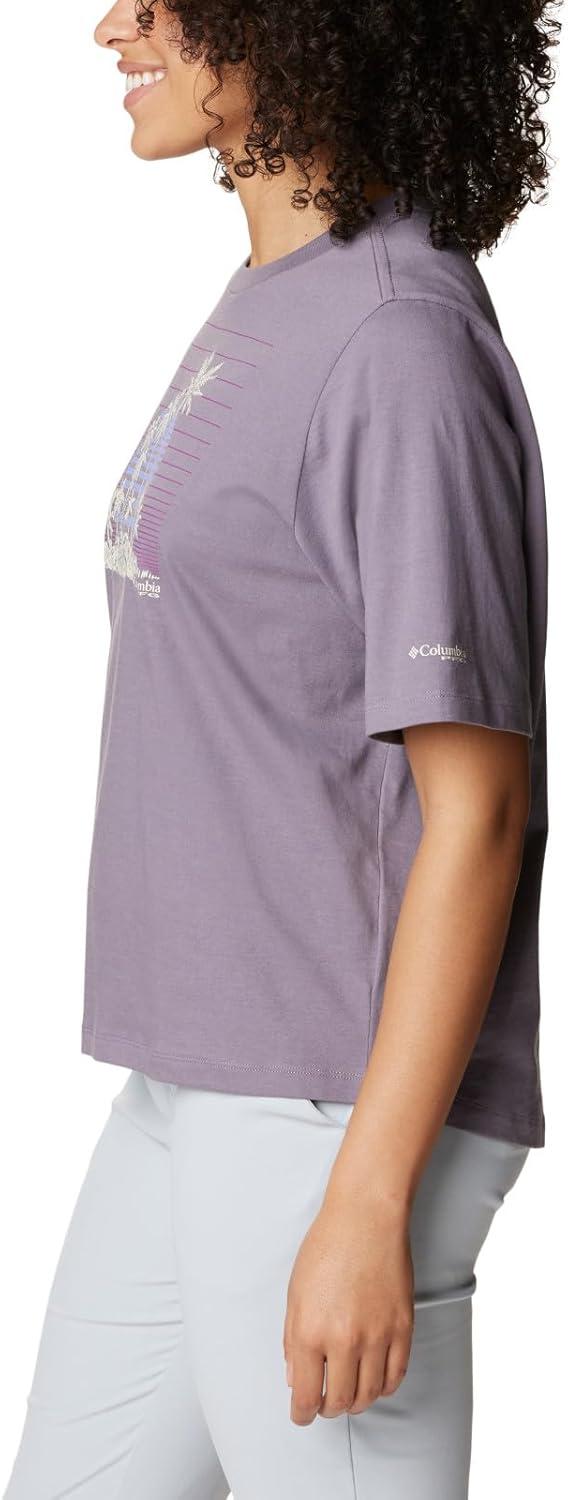 imageColumbia Womens North Cascades Relaxed TeeGranite Purple Pfg Isle Rise