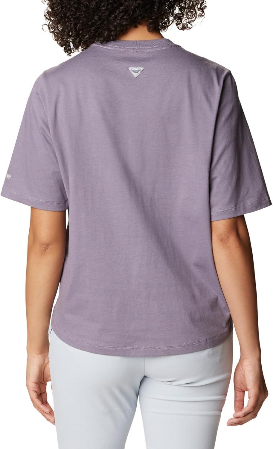 imageColumbia Womens North Cascades Relaxed TeeGranite Purple Pfg Isle Rise