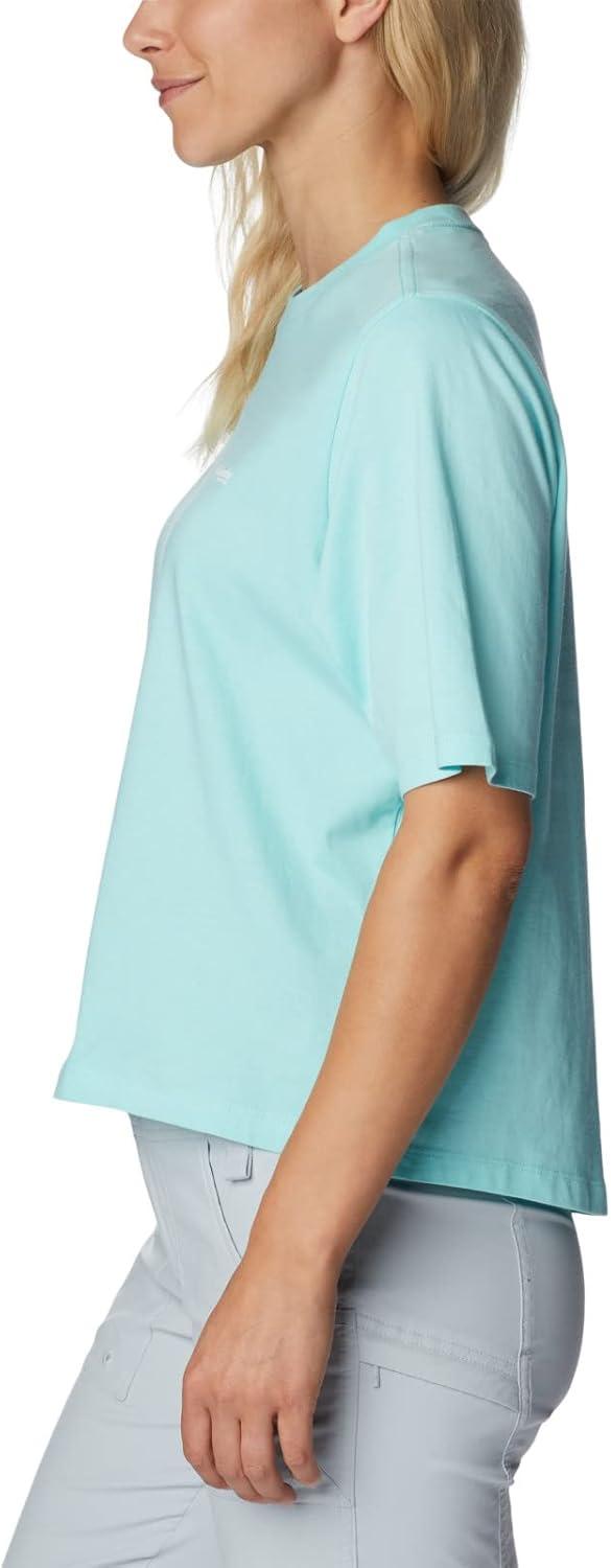 imageColumbia Womens North Cascades Relaxed TeeGulf StreamAura Aurora Fish
