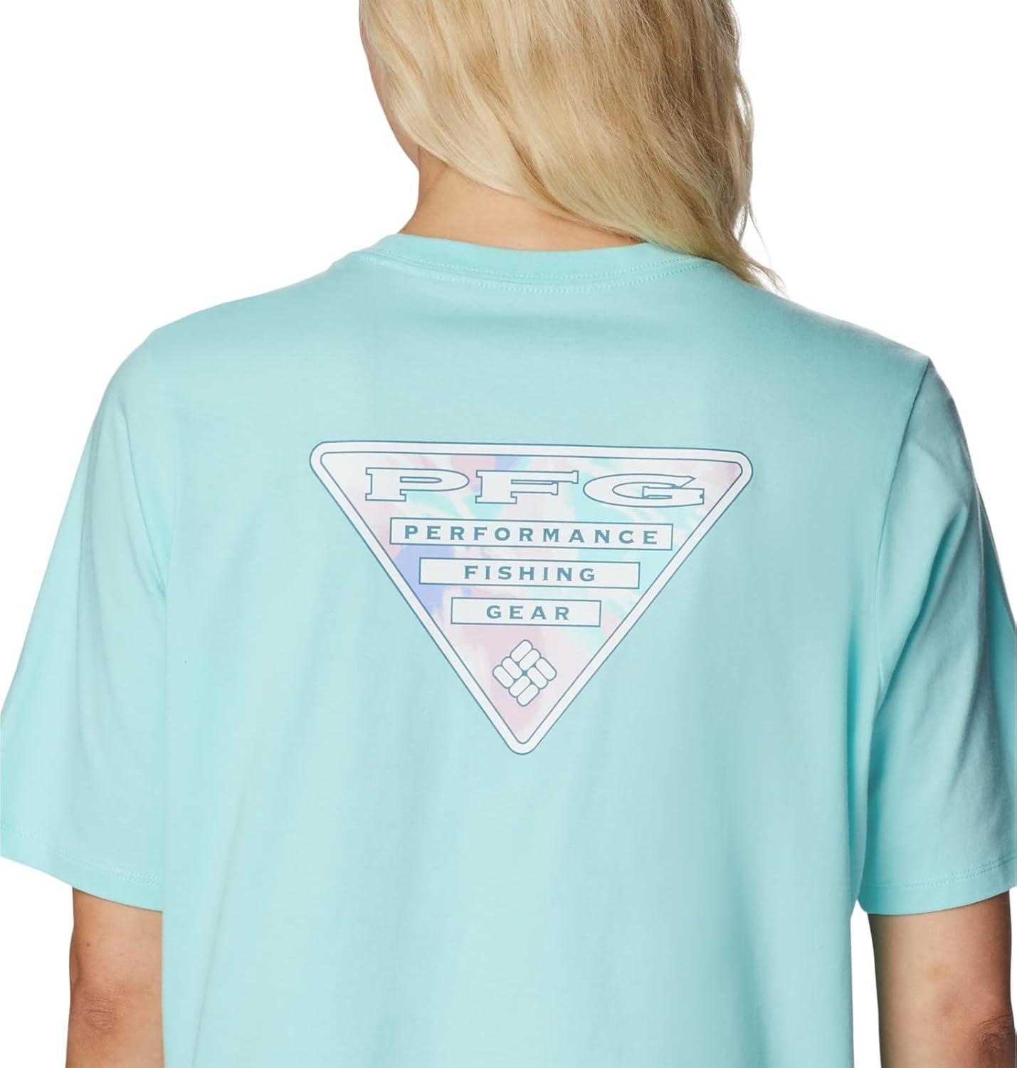 imageColumbia Womens North Cascades Relaxed TeeGulf StreamAura Aurora Fish