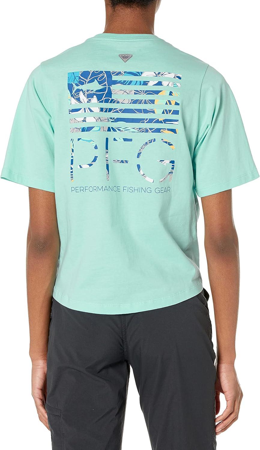 imageColumbia Womens North Cascades Relaxed TeeGulf StreamFish Star Marline Graphic