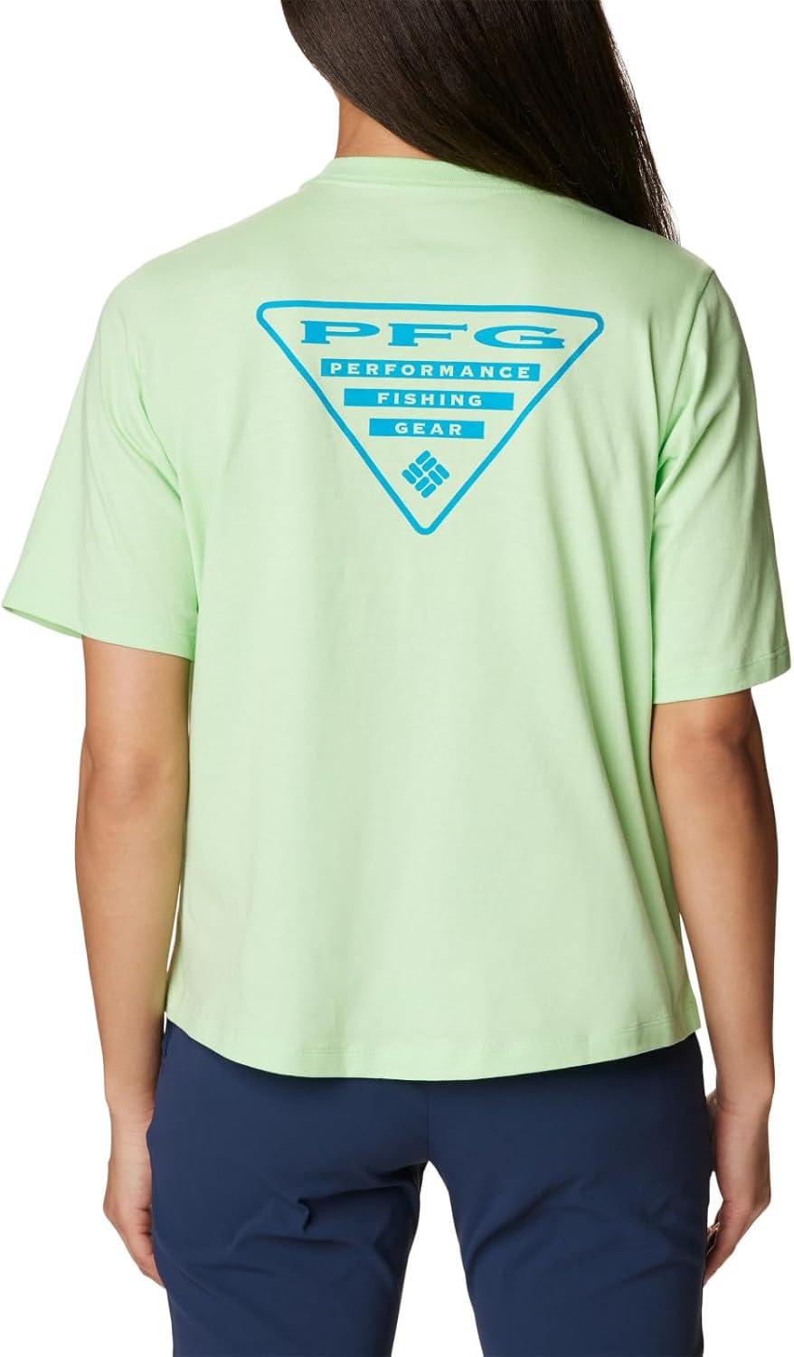imageColumbia Womens North Cascades Relaxed TeeKey West Pool Pfg Triangle