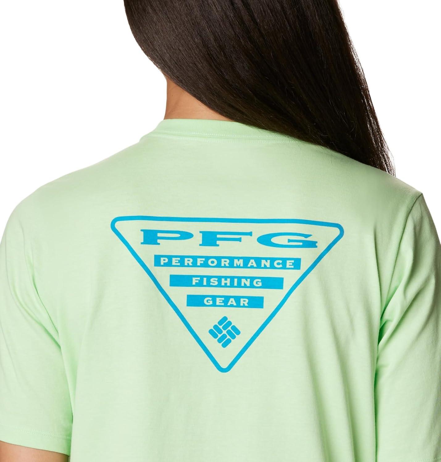 imageColumbia Womens North Cascades Relaxed TeeKey West Pool Pfg Triangle