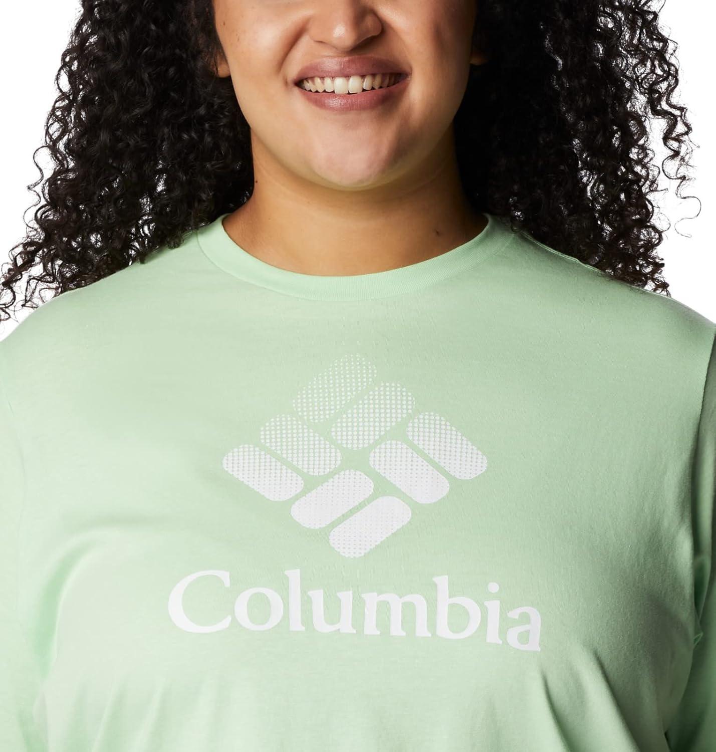 imageColumbia Womens North Cascades Relaxed TeeKey WestCsc Stacked Gradient Graphic