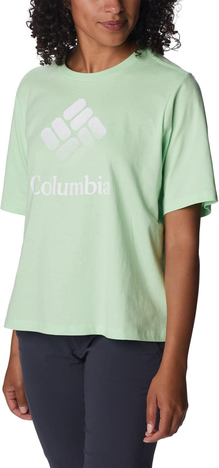 imageColumbia Womens North Cascades Relaxed TeeKey WestCsc Stacked Gradient Graphic