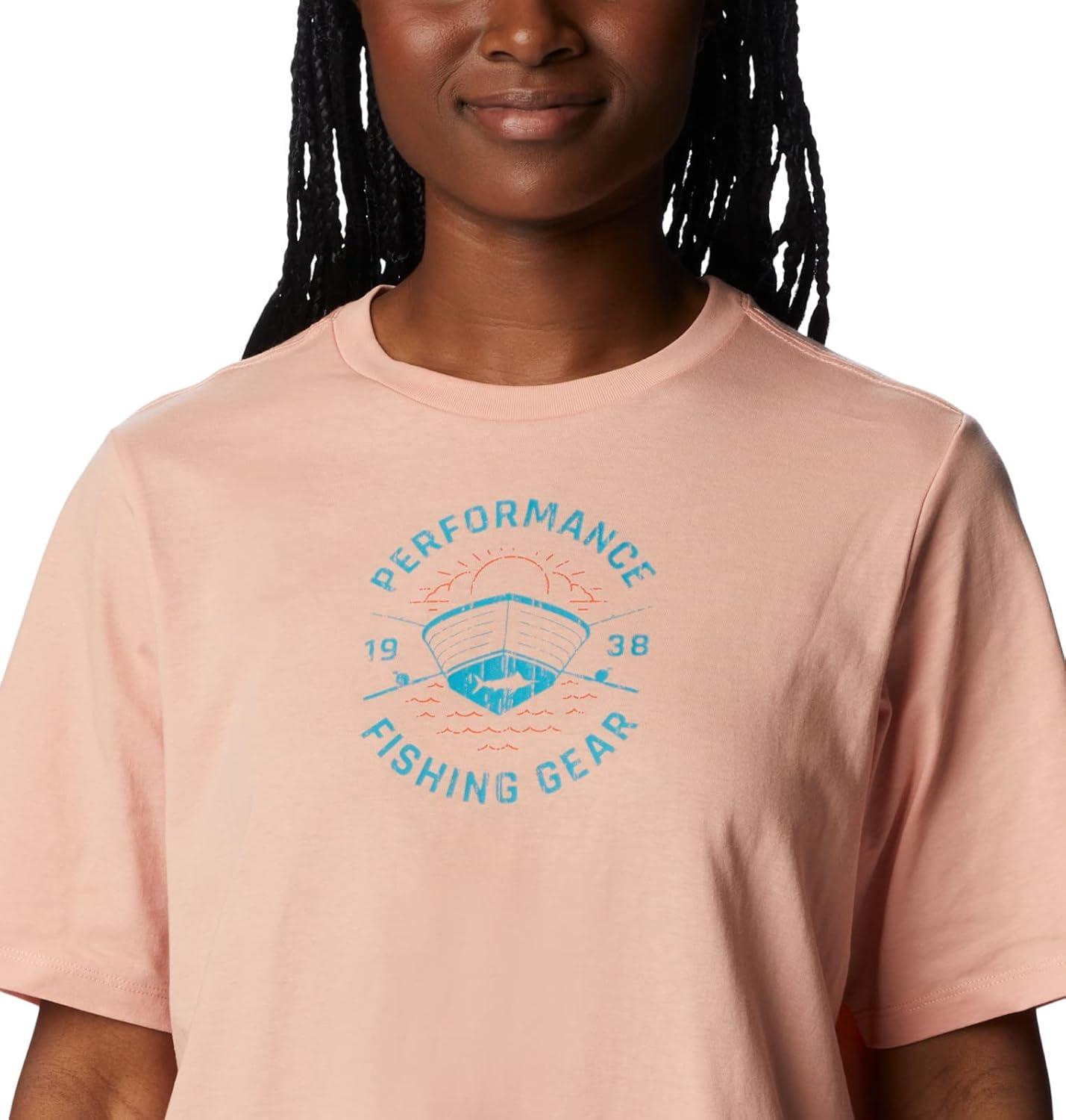 imageColumbia Womens North Cascades Relaxed TeeLight CoralFair Weather Graphic