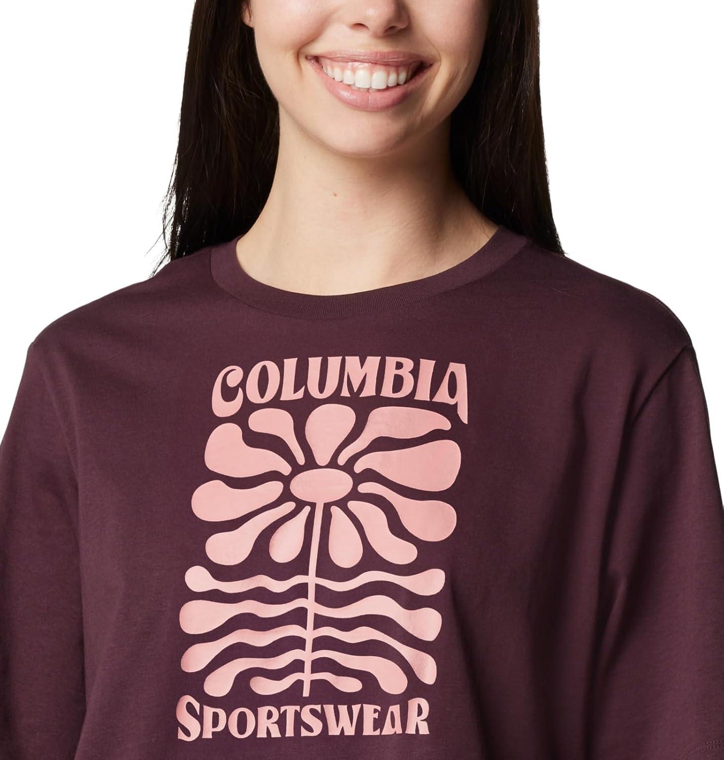 imageColumbia Womens North Cascades Relaxed TeeMoonvistaFloral Groove