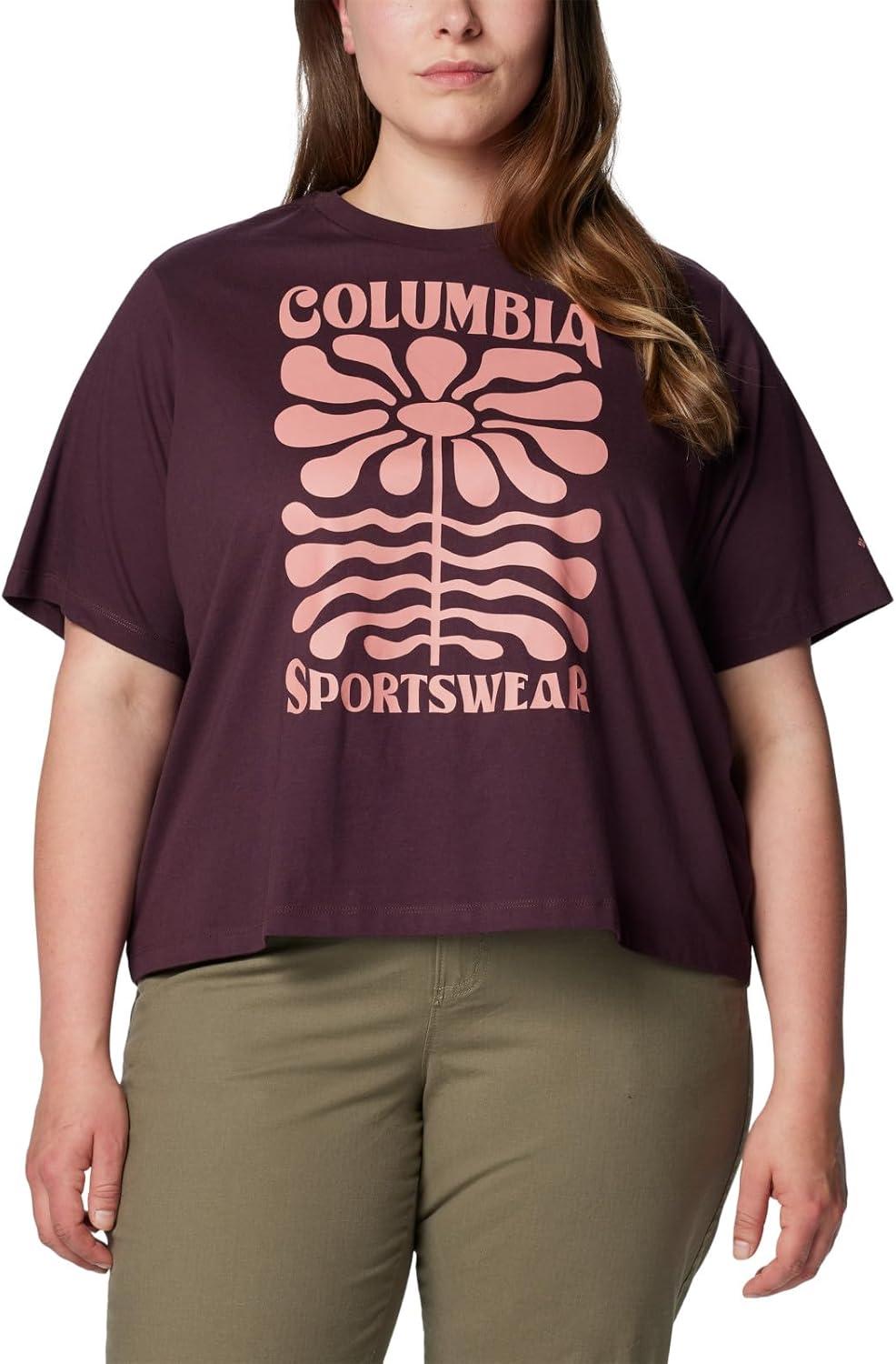 imageColumbia Womens North Cascades Relaxed TeeMoonvistaFloral Groove