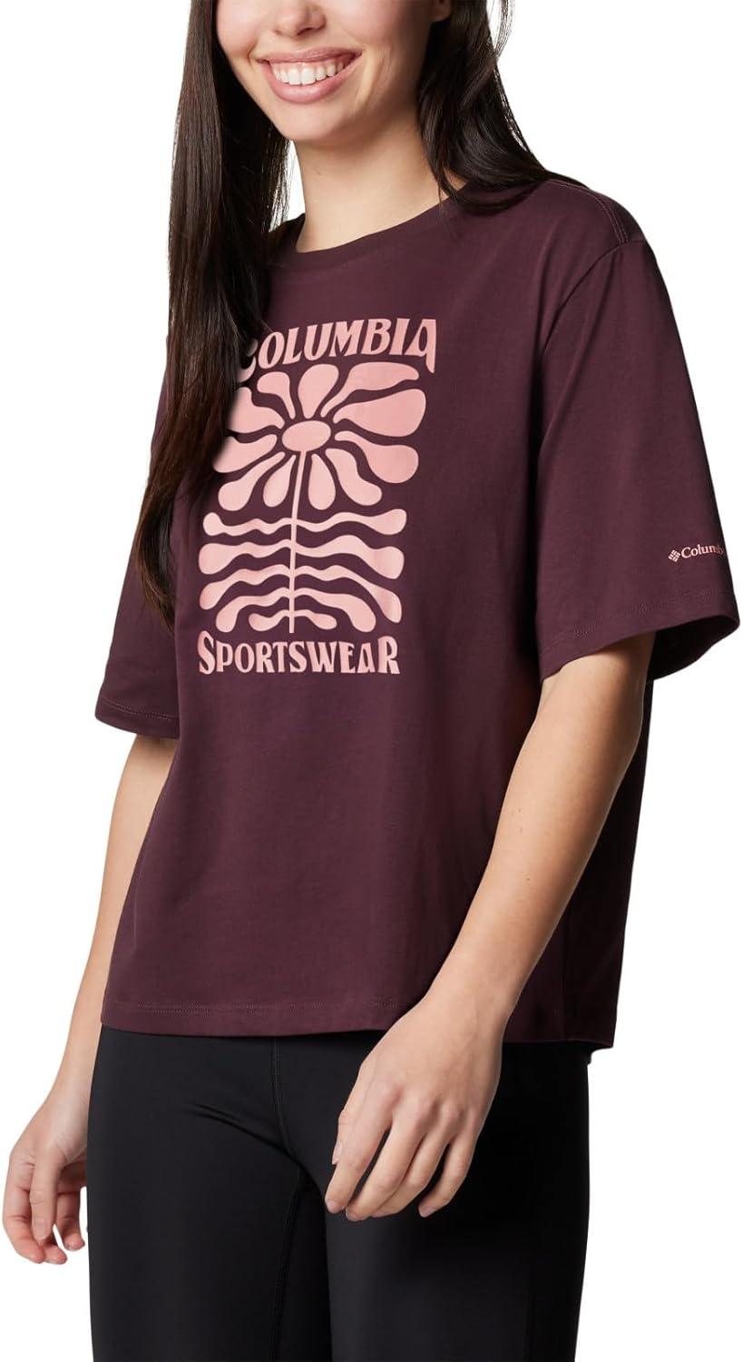 imageColumbia Womens North Cascades Relaxed TeeMoonvistaFloral Groove