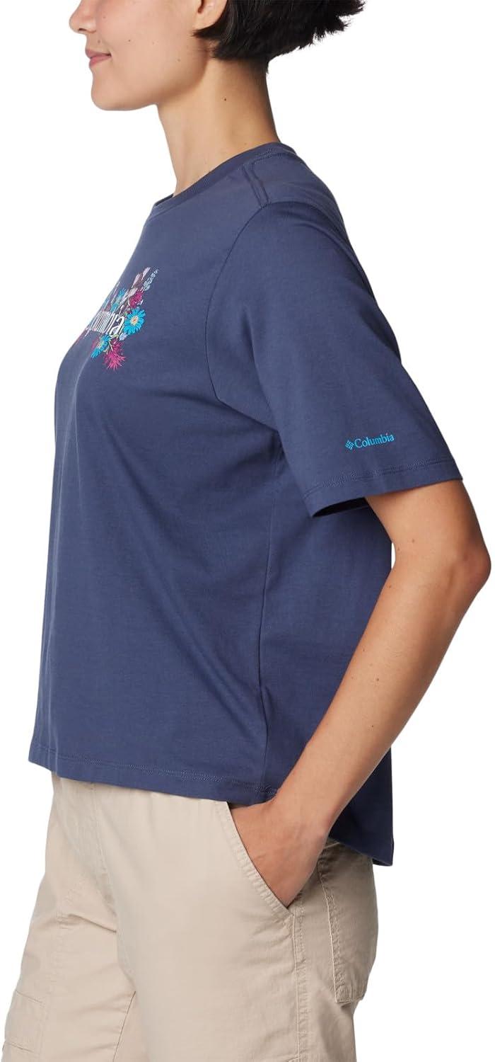 imageColumbia Womens North Cascades Relaxed TeeNocturnalBranded Bouquet