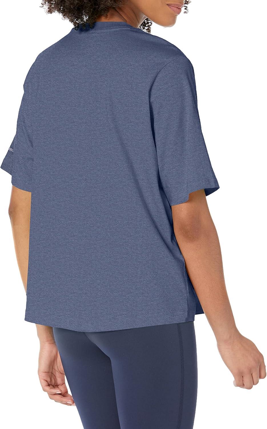 imageColumbia Womens North Cascades Relaxed TeeNocturnalInverted Brand Graphic