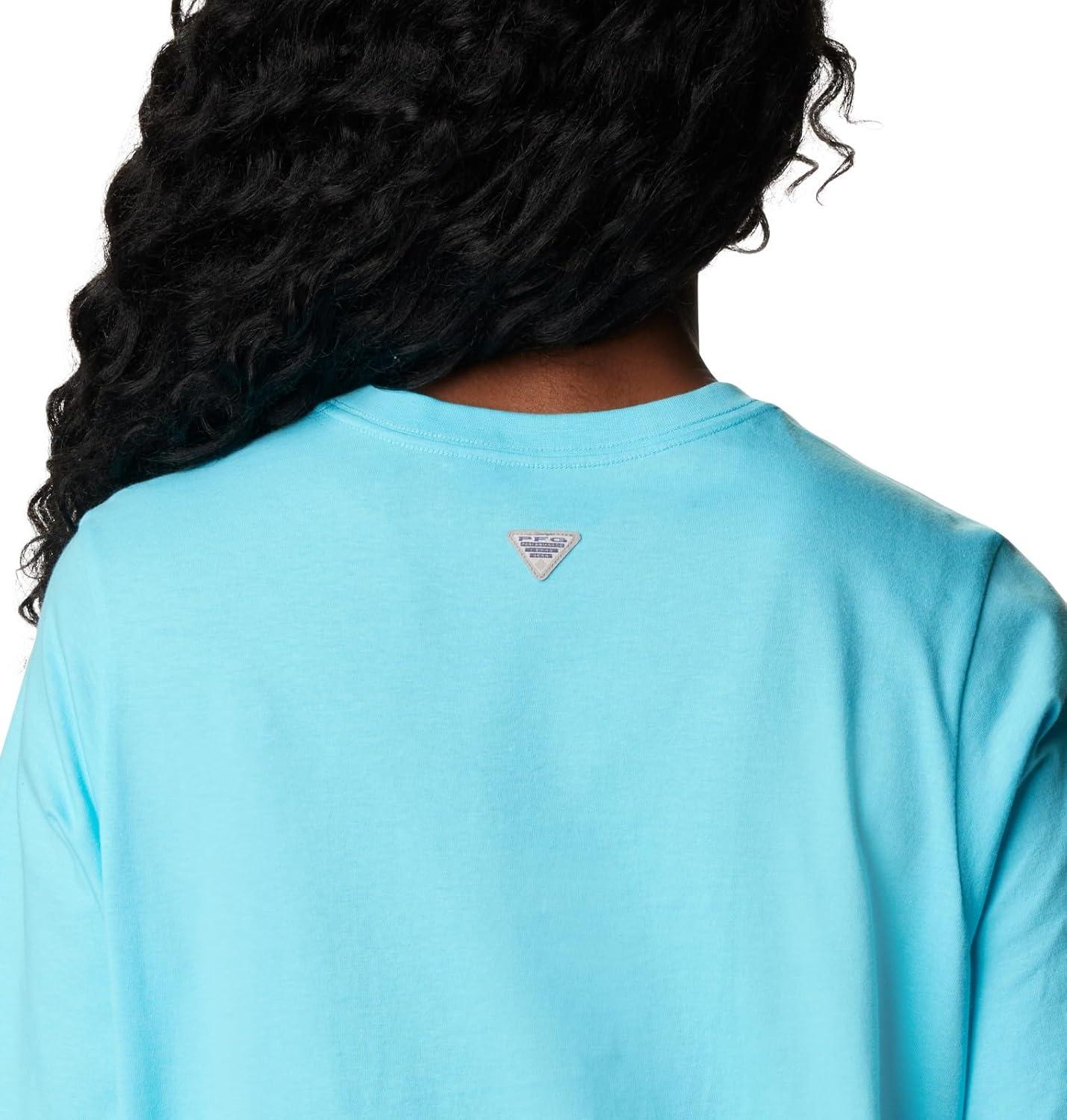imageColumbia Womens North Cascades Relaxed TeeOpal Blue White Grin