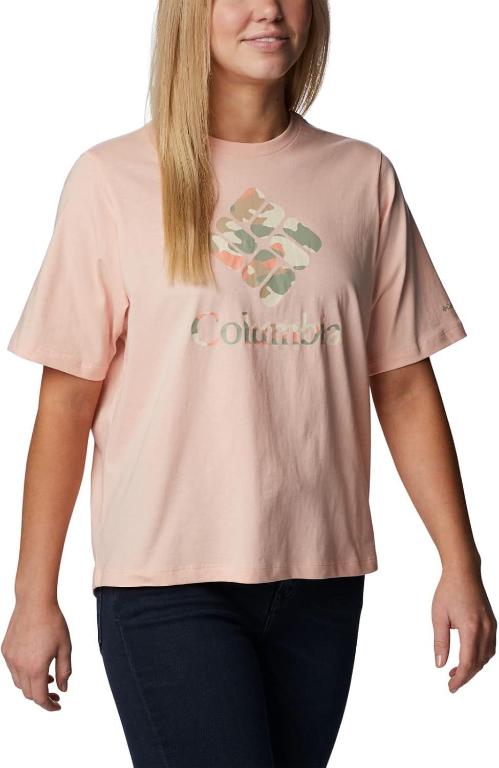 imageColumbia Womens North Cascades Relaxed TeePeach BlossomGem Mod Camo