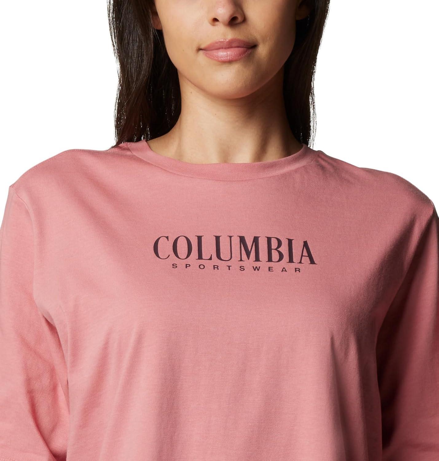 imageColumbia Womens North Cascades Relaxed TeePink AgaveCasual Brand