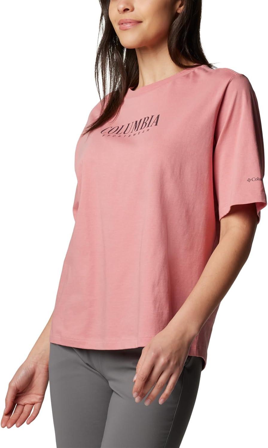 imageColumbia Womens North Cascades Relaxed TeePink AgaveCasual Brand
