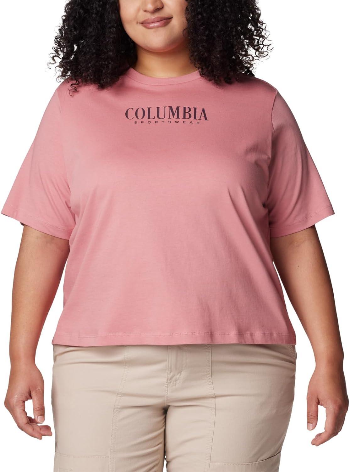 imageColumbia Womens North Cascades Relaxed TeePink AgaveCasual Brand