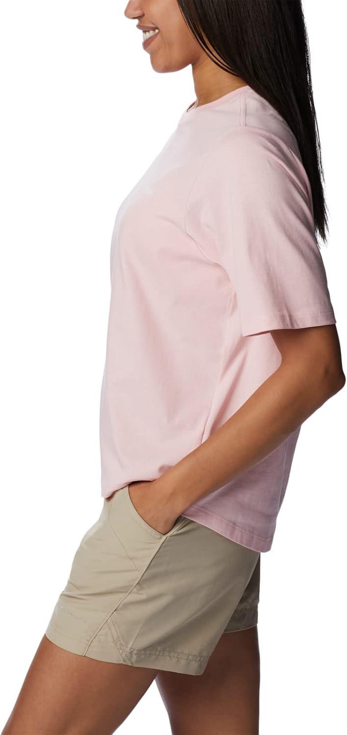 imageColumbia Womens North Cascades Relaxed TeeSatin PinkPfg Triangle Graphic