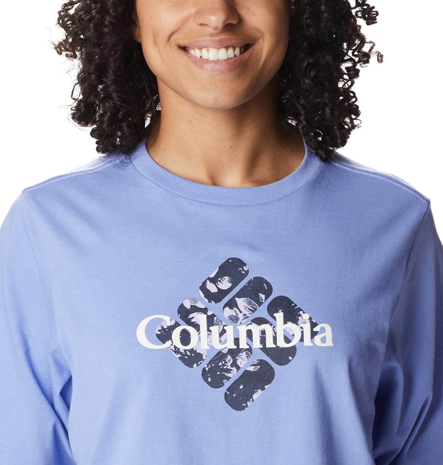 imageColumbia Womens North Cascades Relaxed TeeSerenityCentered Gem Solarized Tonal