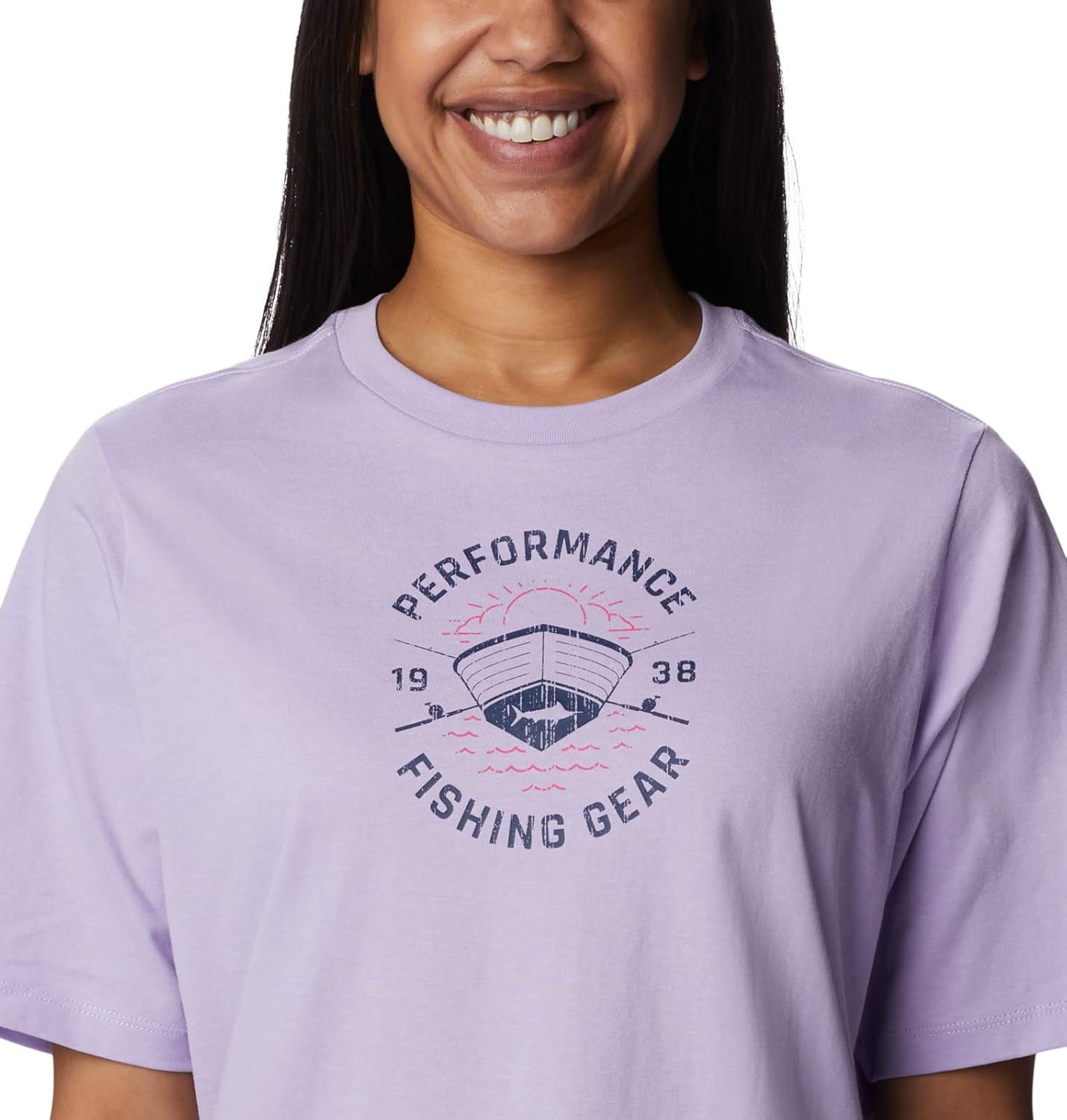 imageColumbia Womens North Cascades Relaxed TeeSoft VioletFair Weather Graphic