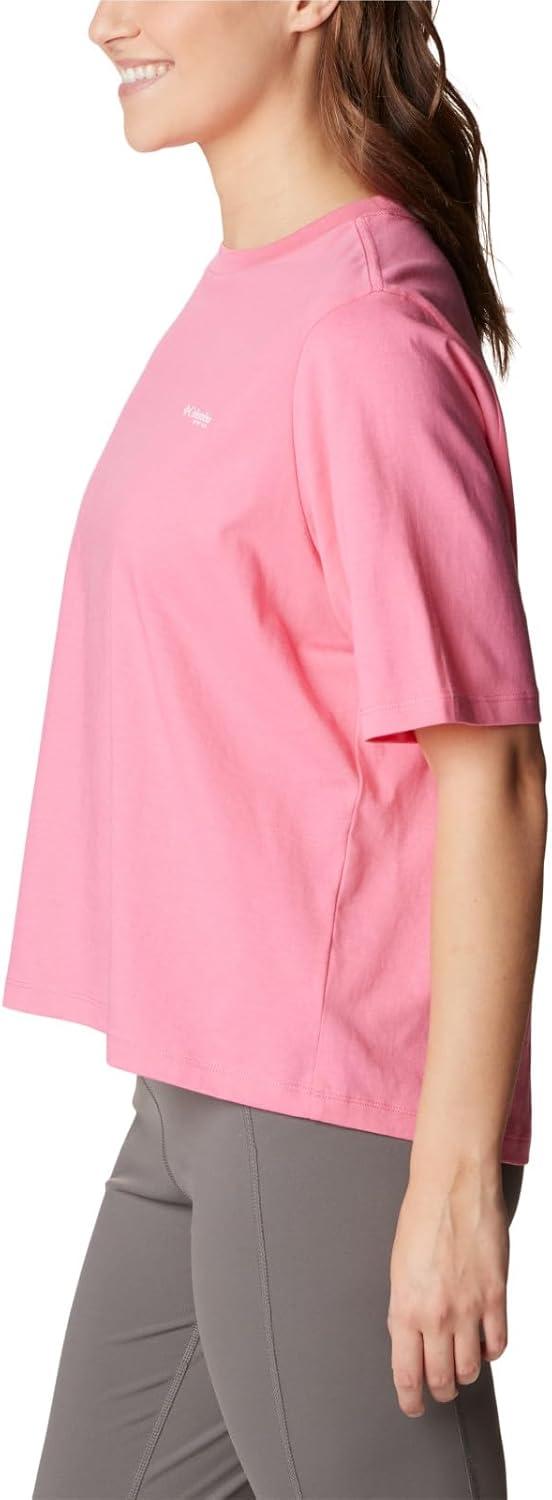 imageColumbia Womens North Cascades Relaxed TeeTropic Pink White Pfg Triangle