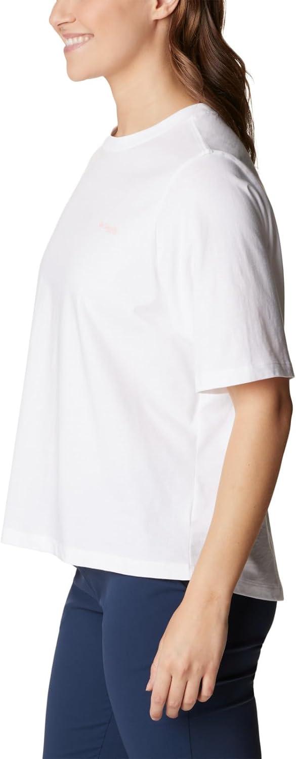 imageColumbia Womens North Cascades Relaxed TeeWhite Sorbet Pfg Triangle