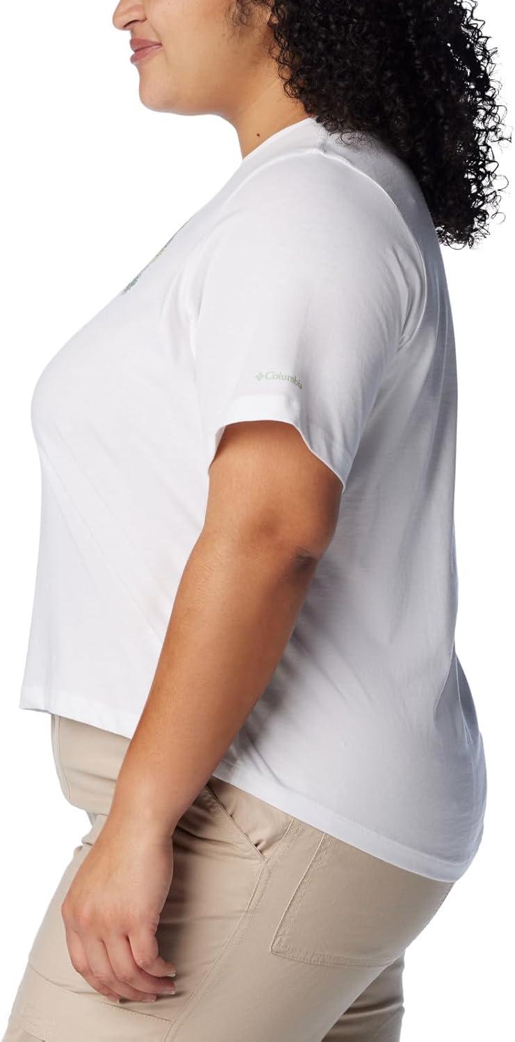 imageColumbia Womens North Cascades Relaxed TeeWhiteBranded Bouquet