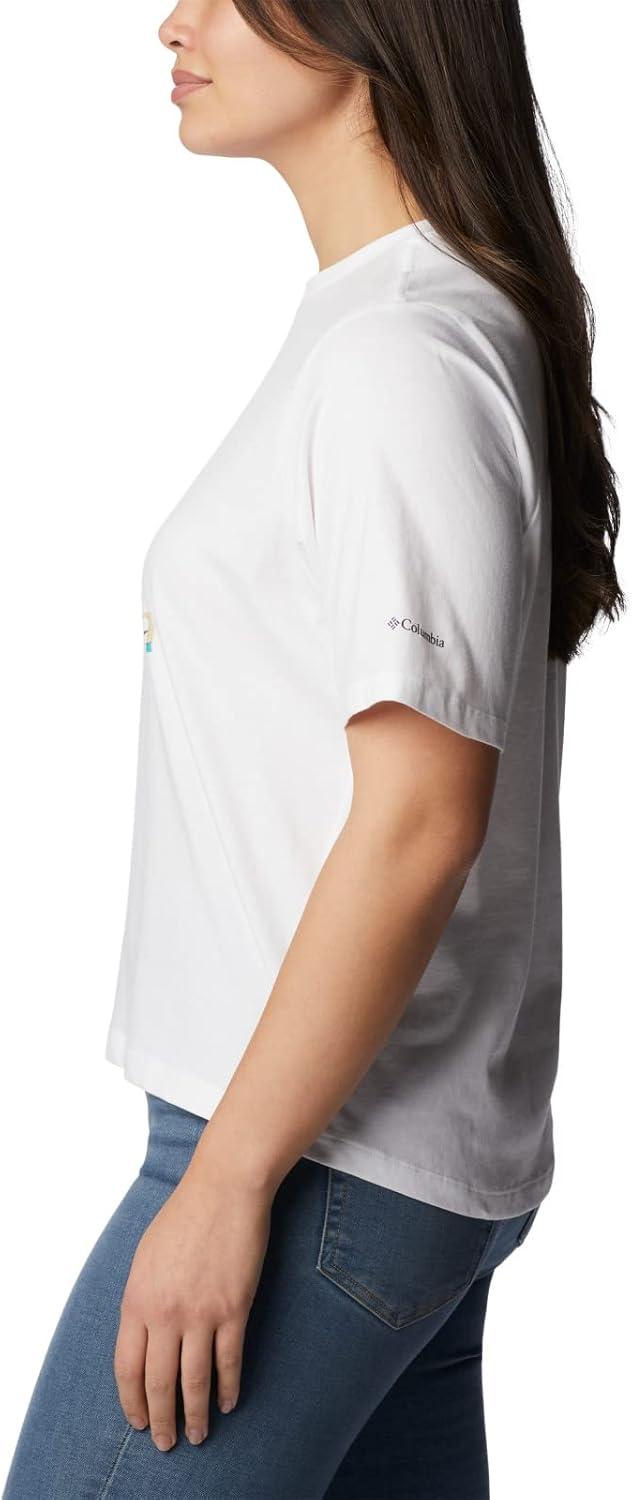 imageColumbia Womens North Cascades Relaxed TeeWhiteGem Wisterian