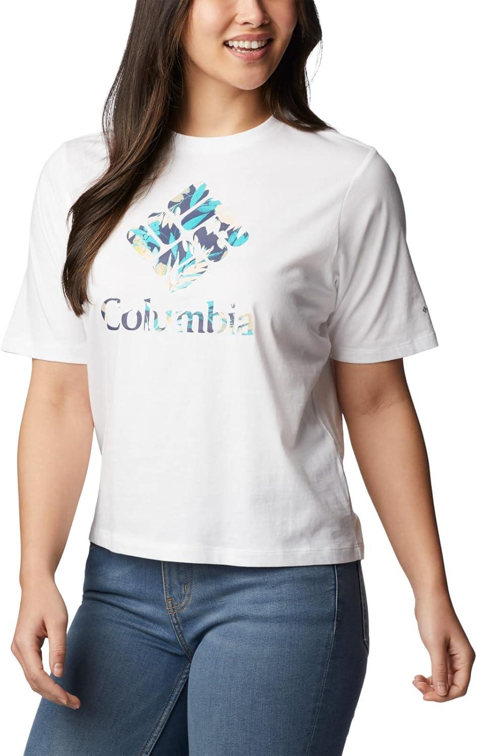 imageColumbia Womens North Cascades Relaxed TeeWhiteGem Wisterian
