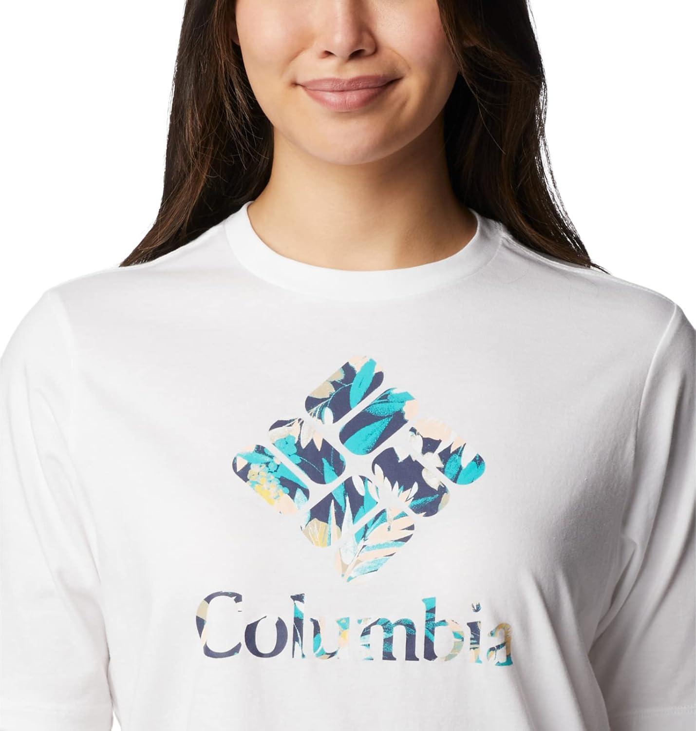 imageColumbia Womens North Cascades Relaxed TeeWhiteGem Wisterian