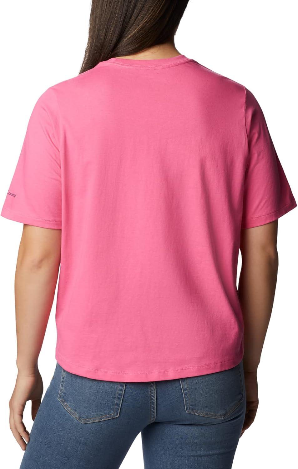 imageColumbia Womens North Cascades Relaxed TeeWild GeraniumGem Wisterian