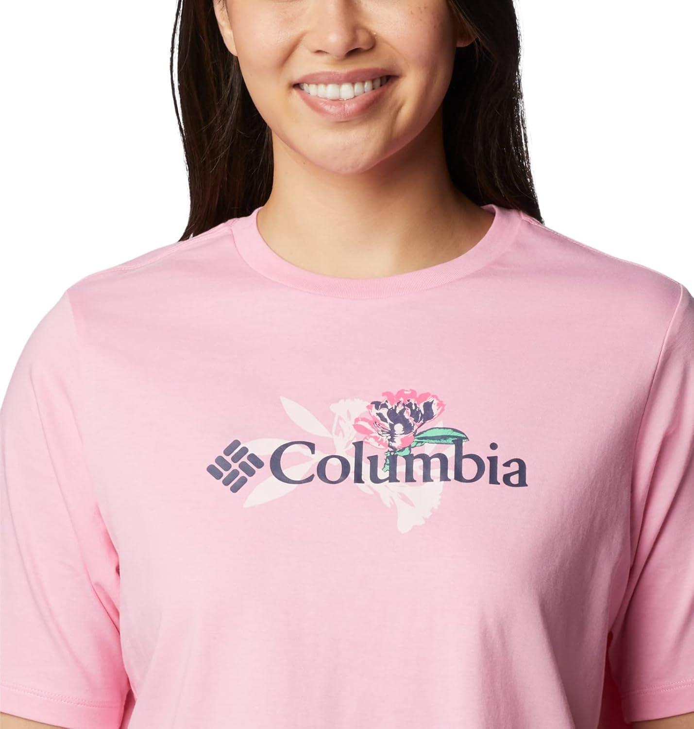 imageColumbia Womens North Cascades Relaxed TeeWild RoseJubilant Flower