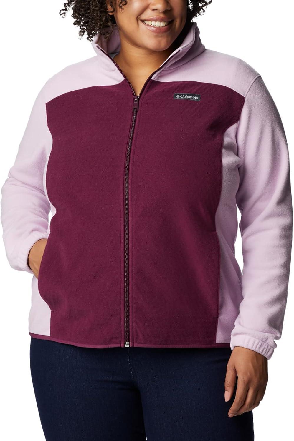 imageColumbia Womens Overlook Trail Full ZipMarionberryAura