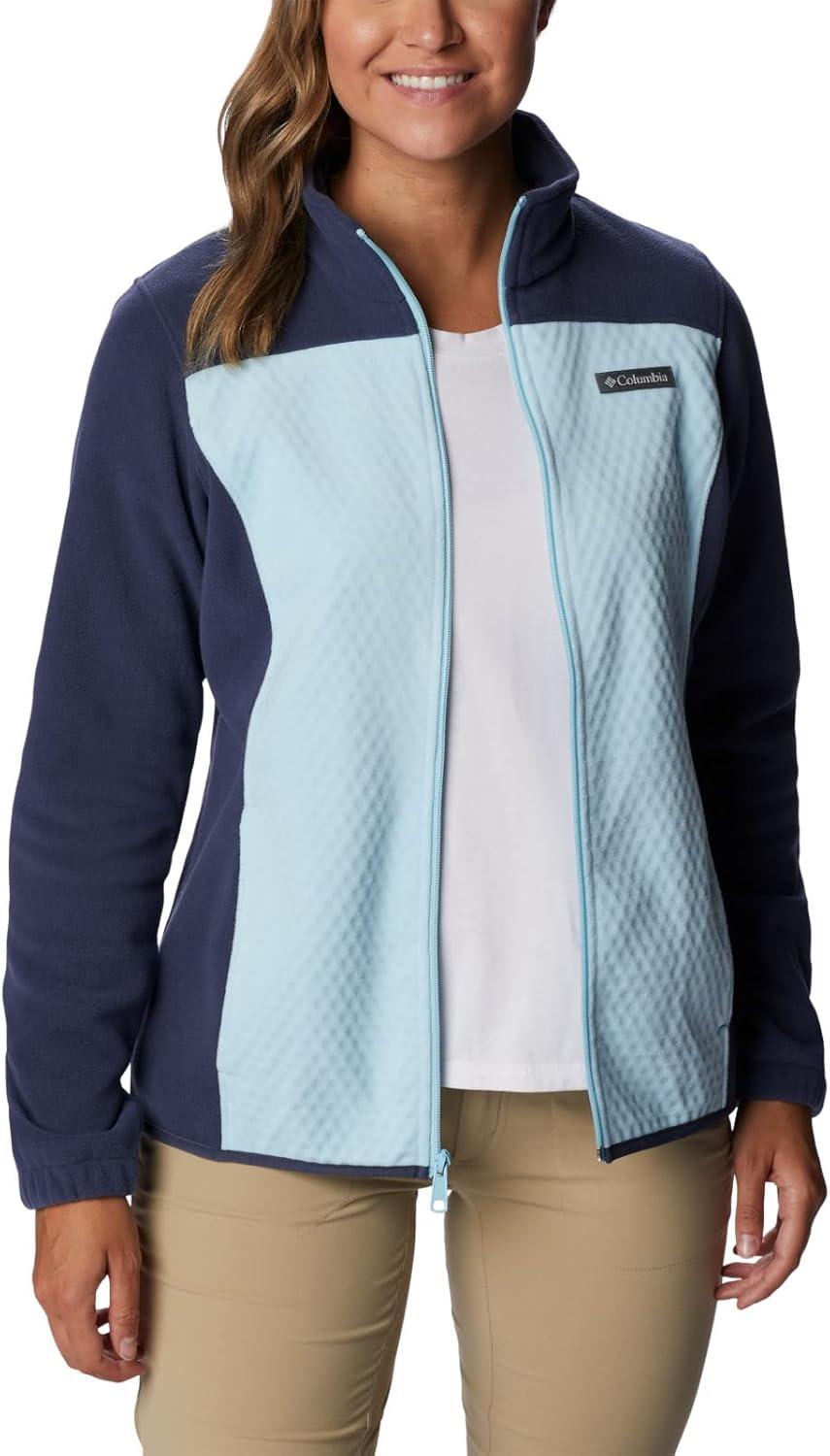imageColumbia Womens Overlook Trail Full ZipSpring BlueNocturnal