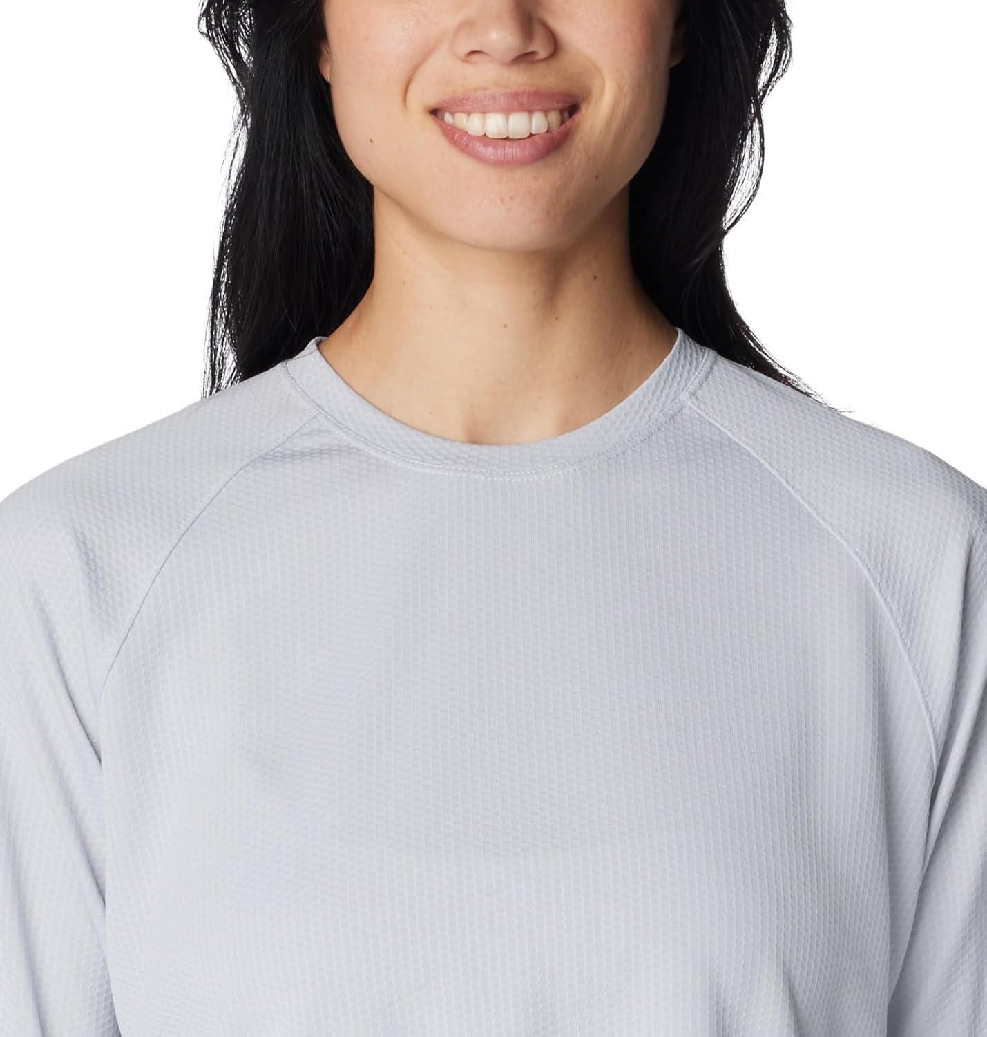 imageColumbia Womens PFG Solar Stream Long SleeveCirrus Grey