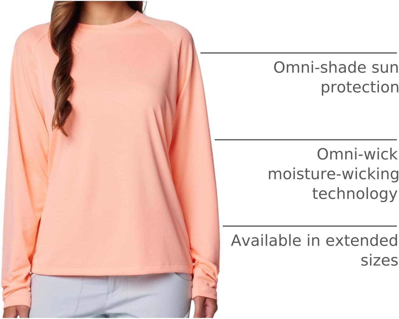 imageColumbia Womens PFG Solar Stream Long SleeveTiki Pink