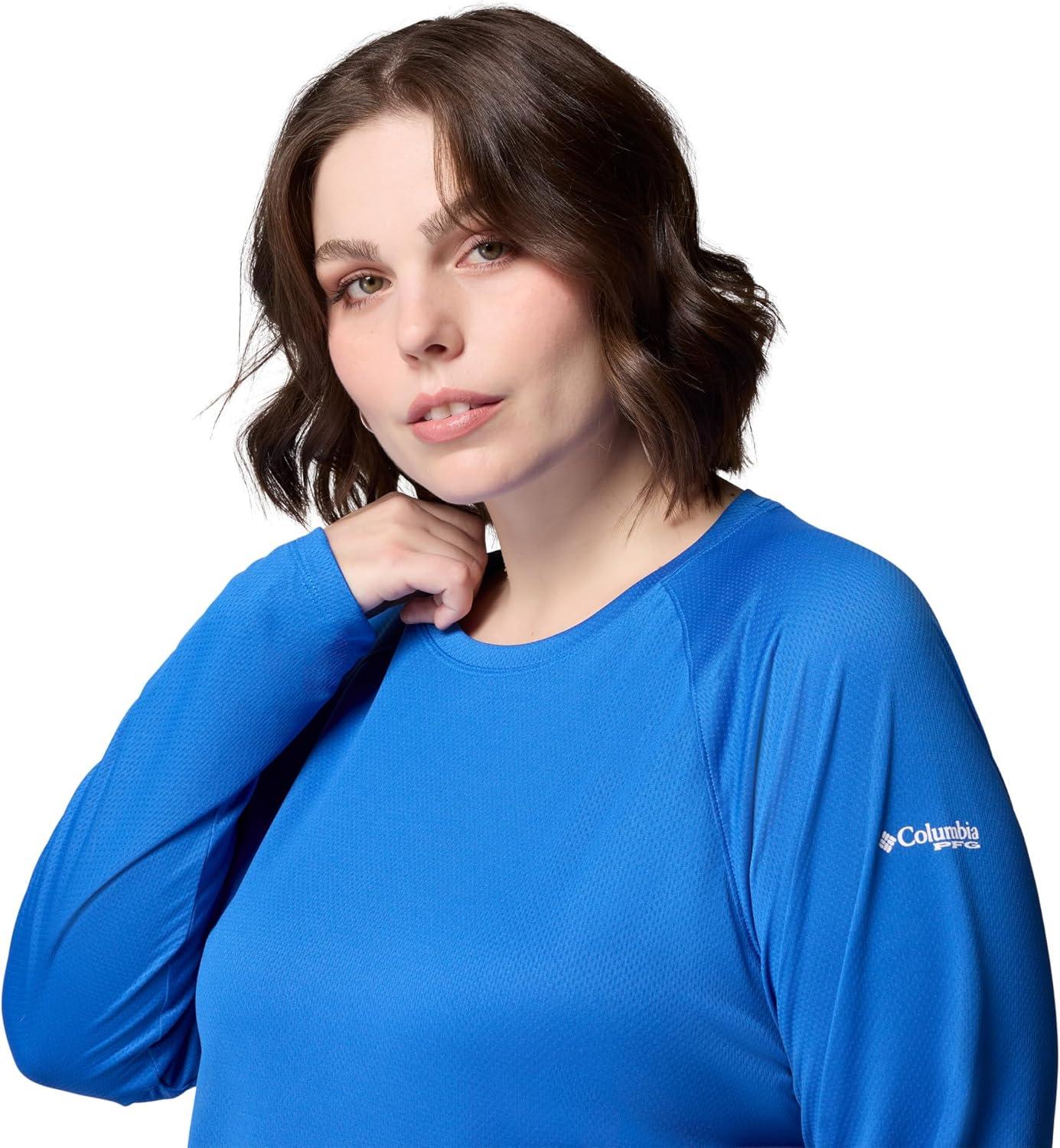 imageColumbia Womens PFG Solar Stream Long SleeveVivid Blue