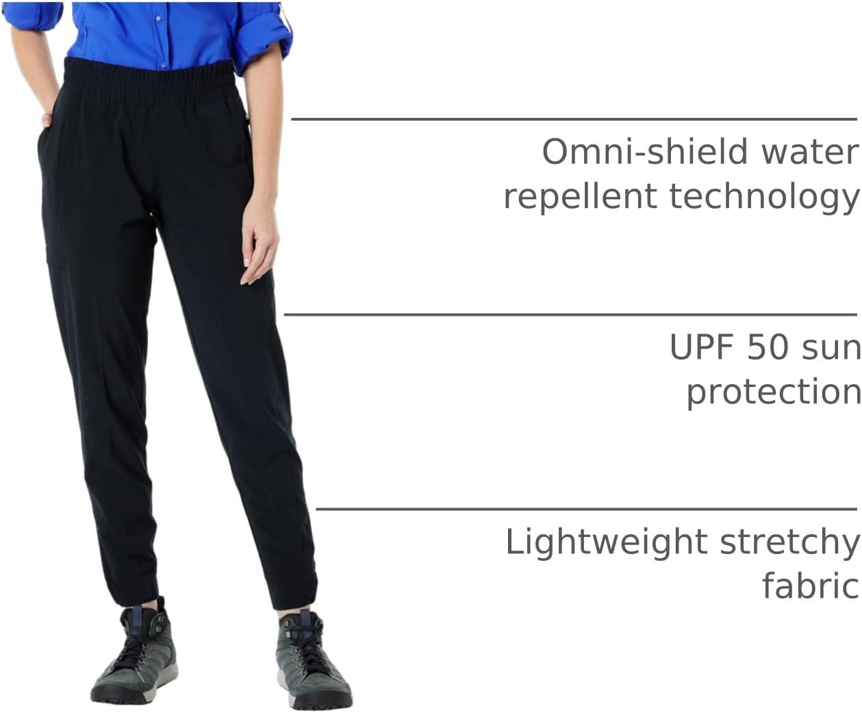 imageColumbia Womens Pleasant Creek Jogger Safari Typhoon BloomsArk Black