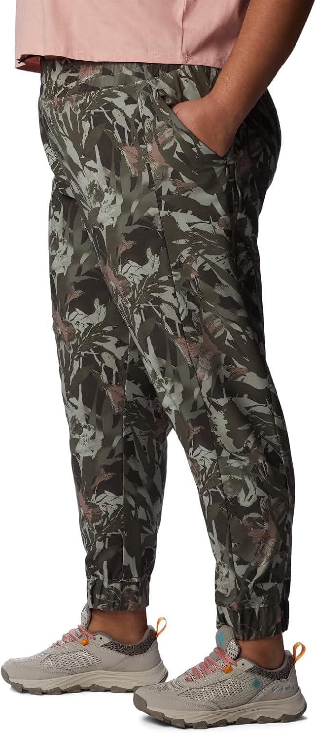 imageColumbia Womens Pleasant Creek Jogger Safari Typhoon BloomsStone GreenFloriculture