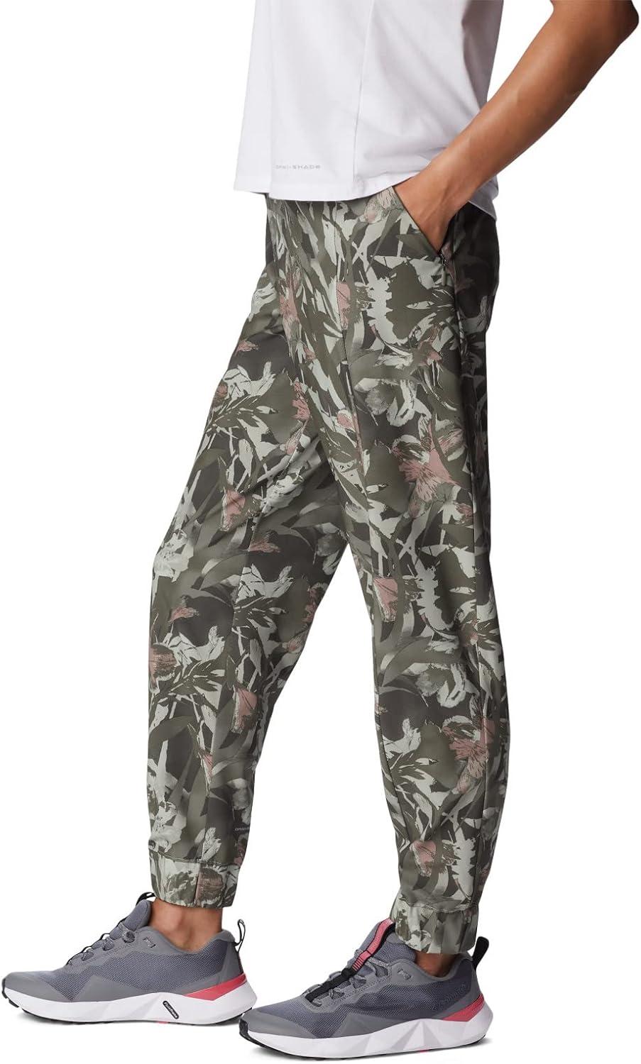 imageColumbia Womens Pleasant Creek Jogger Safari Typhoon BloomsStone GreenFloriculture