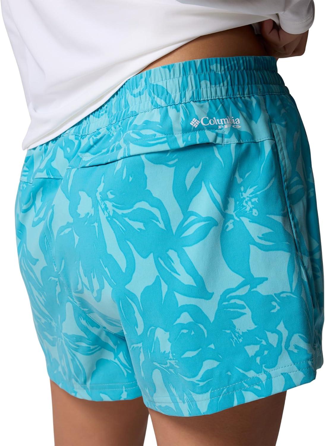 imageColumbia Womens Rugged Water Printed ShortVintage Blue Clarets