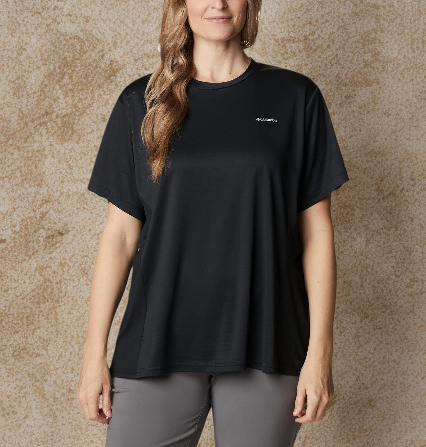 imageColumbia Womens Standard W Zero Ice CirroCool Ss ShirtBlack