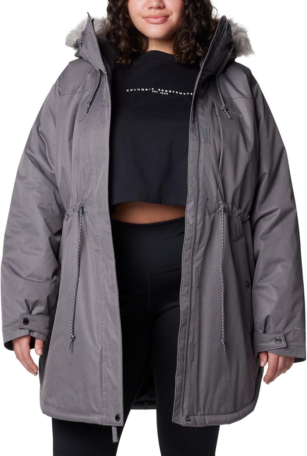 imageColumbia Womens Suttle Mountain II Mid Insulated JacketCity Grey